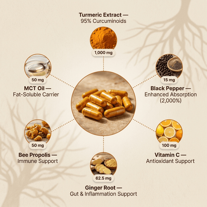 Turmeric Curcumin Capsules (1,000mg)
